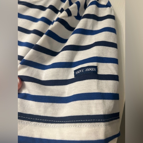 Saint James® X J.Crew cropped boatneck T-shirt- See pics - Picture 6 of 10